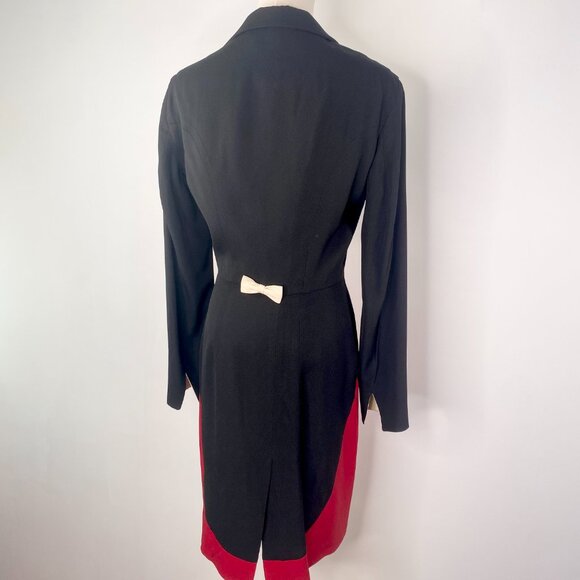 Moschino Cheap & Chic - Tuxedo Illusion Dress - Picture 6 of 8